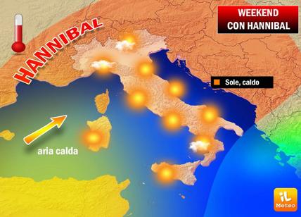Previsioni meteo, Hannibal e Scipione infiammeranno l'estate