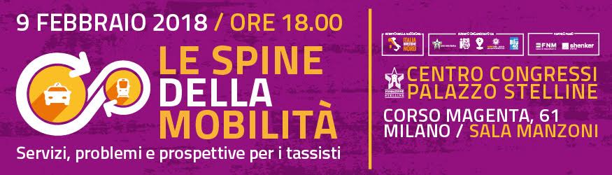 “Le spine della mobilità": servizi, problemi e prospettive per i tassisti