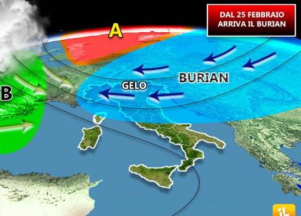Previsioni meteo, il Burian è realtà: gelo e neve sull’Italia