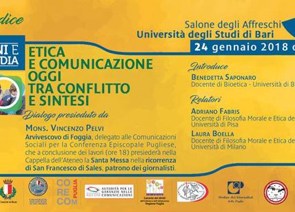 'Etica e comunicazione', Forum dell'UCSI a Bari con Mons. Pelvi