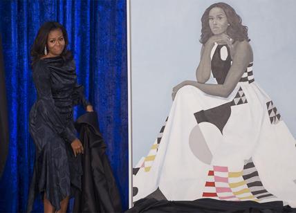 Obama, ecco i ritratti ufficiali. Michelle e l'abito simbolo. Foto