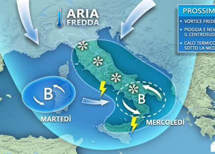 Previsioni meteo: equinozio d’Inverno, settimana fredda con maltempo e neve