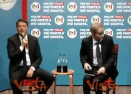 Renzi scherza con Delrio: te sei magro in modo schifoso