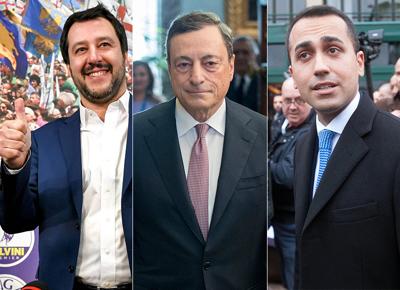 Salvini Draghi Di Maio ape