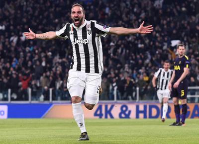 tottenham juventus higuain