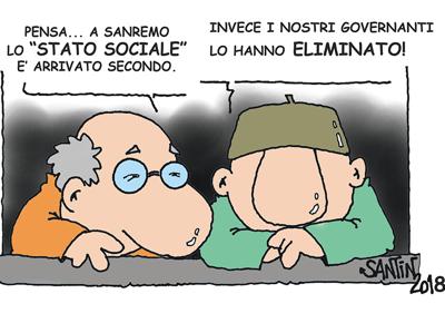 Vignetta santin stato sociale 13 02
