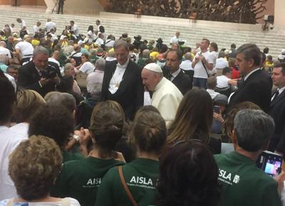 1 AISLA 180620 Incontro Papa
