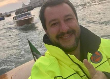 Maltempo, Salvini chiede attivazione fondo Ue. Polemica sulla foto social