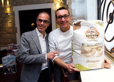 Antimo Caputo e Gino Sorbillo foto di Vincenzo Pagano ape