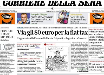 Apertura corriere 80 euro ape