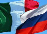 Bandiera Italia e Russia