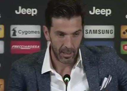 Buffon si commuove ringraziando la Juventus: "Mi ha reso campione"