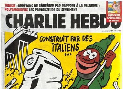 Genova, Charlie Hebdo fa macabra ironia sul crollo del ponte Morandi