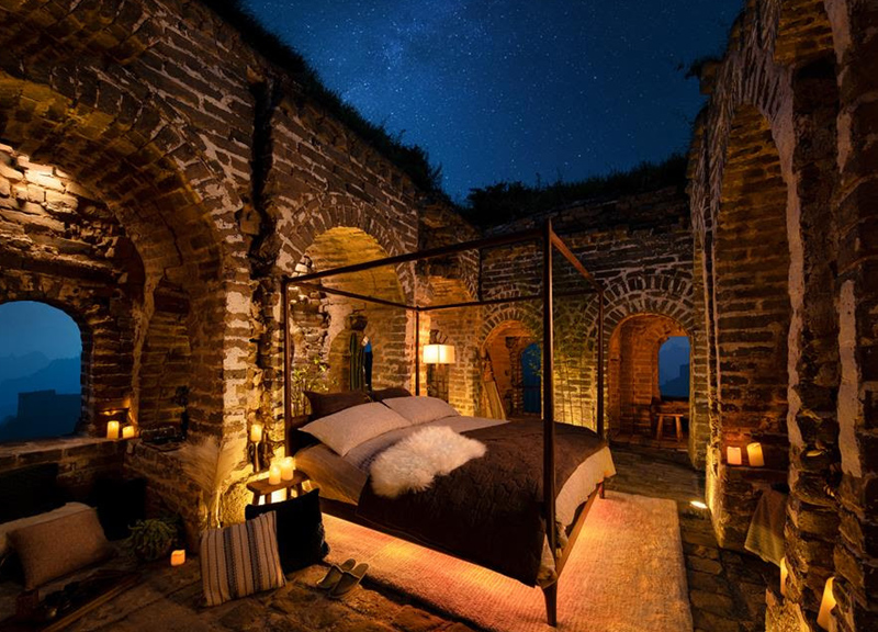 dormire sulla grande muraglia cinese il concorso airbnb
