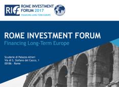 Rome Investment Forum 2018: a lezione di europeismo