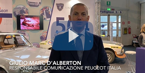 Giulio Marc D'Alberton Responsabile Comunicazione Peugeot Italia video