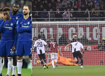 Higuain rigore: da Milan-Juventus (tirato) a Manchester City-Chelsea (non tirato)