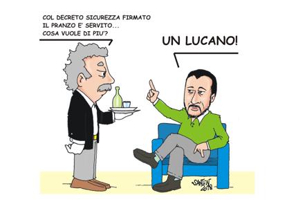 Risultati immagini per decreto sicurezza 2018 vignetta