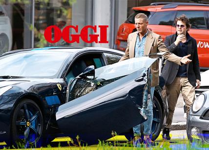 Lapo distrugge la Ferrari da fermo. Danni per 30mila euro. FOTO
