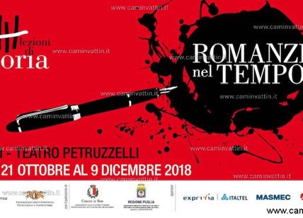 'Romanzi nel Tempo' riprendono le Lezioni di Storia al Teatro Petruzzelli