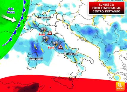 Previsioni meteo estate:ancora temporali ma nel weekend arriva Scipione. Meteo
