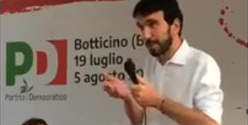 Maurizio Martina contestato dai militanti del Pd a Brescia video