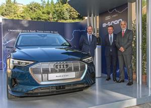 Ci pensa Enel X alla ricarica rapida dell'Audi E-Tron