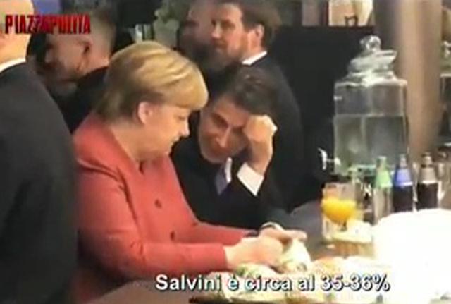Conte e Merkel, il caffè di Davos non è andato giù al Carroccio: retroscena