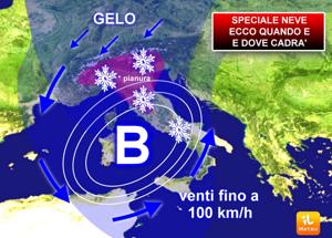 Neve in pianura al Centro-Nord Confermato! Ecco quanta e dove