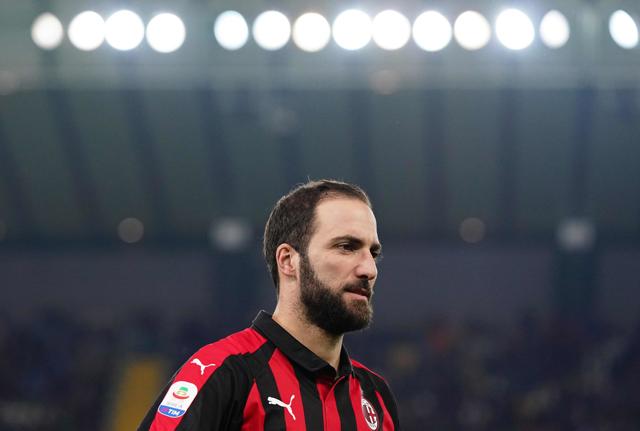 HIGUAIN (foto Lapresse) HIGUAIN (foto Lapresse)