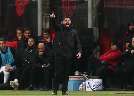 Milan-Fiorentina 0-1, Gattuso: "Dobbiamo trovare serenità"