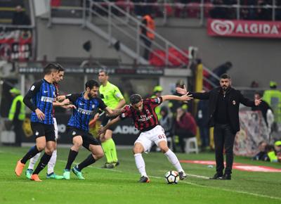 MILAN INTER GATTUSO RICARDO RODRIGUEZ