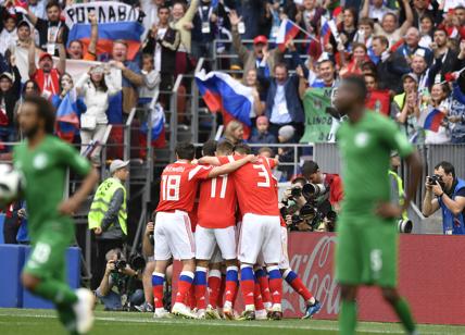 Mondiali 2018; Russia-Arabia Saudita 5-0. Golovin show
