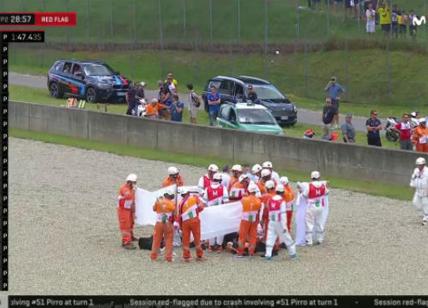 MotoGP Mugello 2018, Pirro incidente e paura. E' cosciente