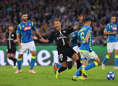 napoli psg neymar