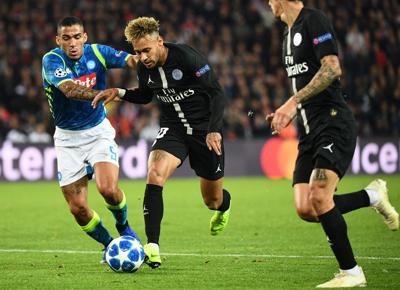 neymar allan psg napoli