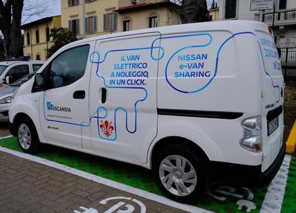Nissan e-Van Sharing conquista Firenze