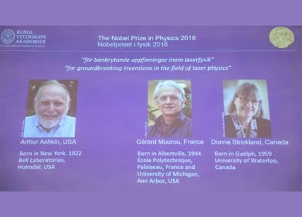 Nobel fisica 2019: premiati Erskin, Mourou e Strickland pionieri del laser