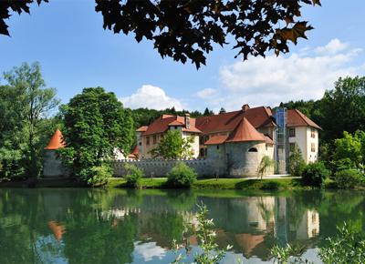 Novo mesto ape castello di Otocec