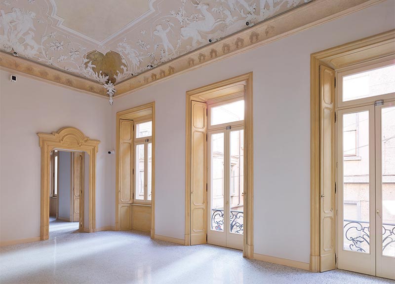 Palazzo Citterio - sale piano nobile verso via Brera , Milano - foto maurizio montagna Palazzo Citterio - sale piano nobile verso via Brera , Milano - foto maurizio montagna