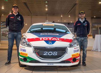 De Tommaso con la sua Peugeot 208 R2B è campione Italiano Rally Juinior