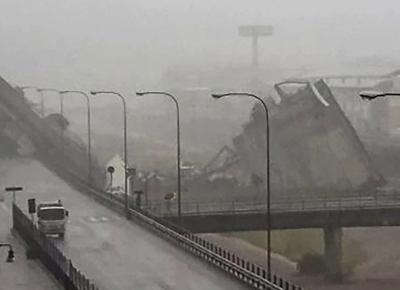 ponte crollato genova morandi ape 5