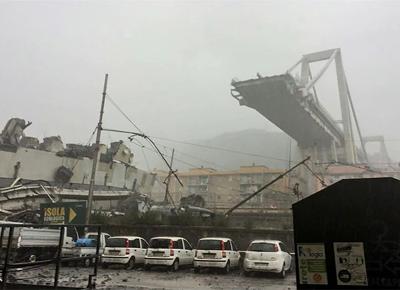 ponte crollato genova morandi ape 7