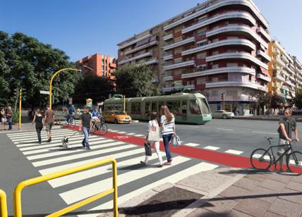Roma, Marconi e Portuense stravolte: via i posti auto per corsie bus e bici