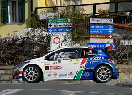 65° Rallye Sanremo dopo quattro prove il Leone Andreucci domina