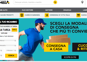 RICAMBIA il nuovo portale di e-commerce per gli automobilisti