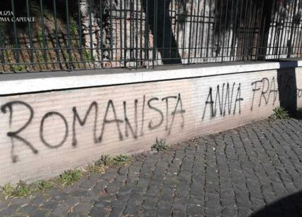 Derby Lazio-Roma, scritta choc al Circo Massimo: "Romanista Anna Frank"