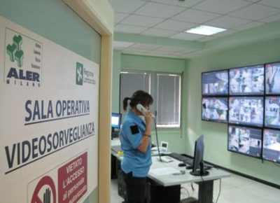 Sala Operativa per la Sicurezza ALER Viale Romagna 26