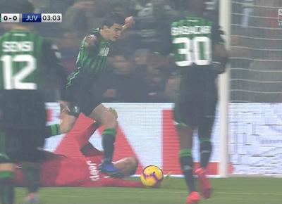 sassuolo juventus var