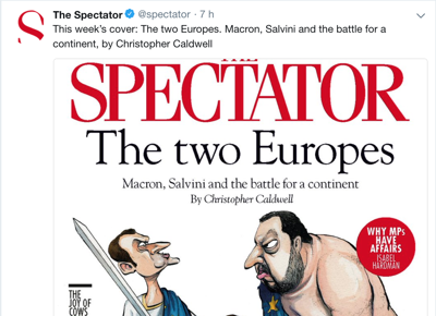 Salvini macron elezioni europee the spectator